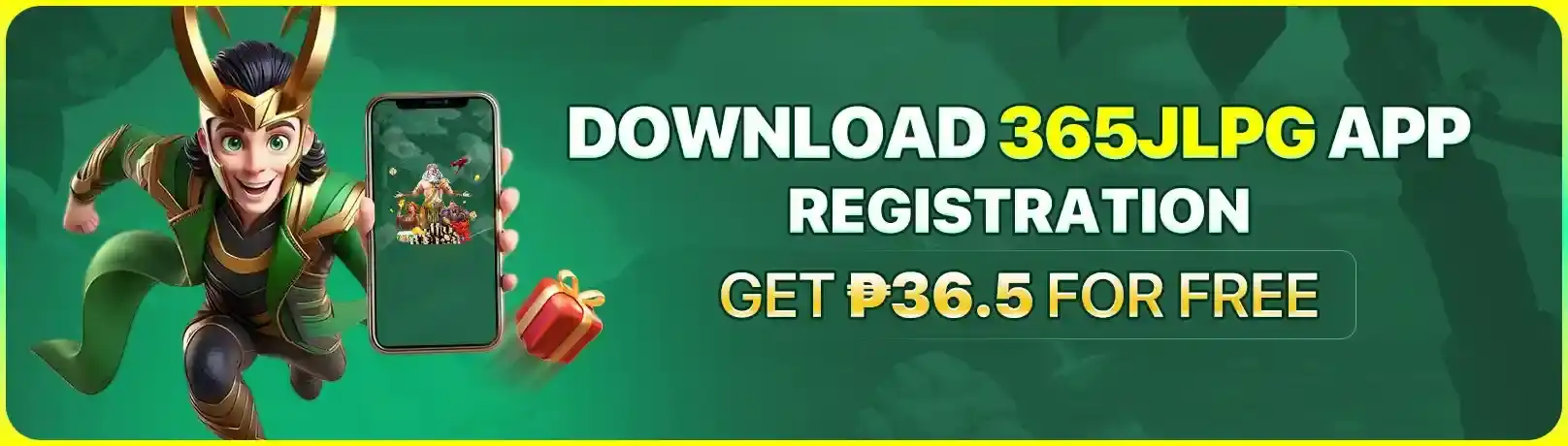 365JLPG download page showcasing mobile app access, login, register, games, app, casino, and online casino features
