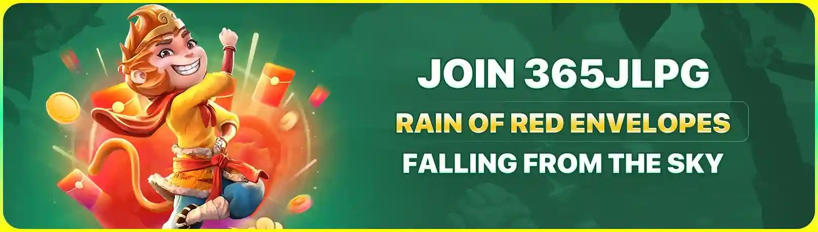 365JLPG main homepage banner featuring online casino games, app download, login, and registration options